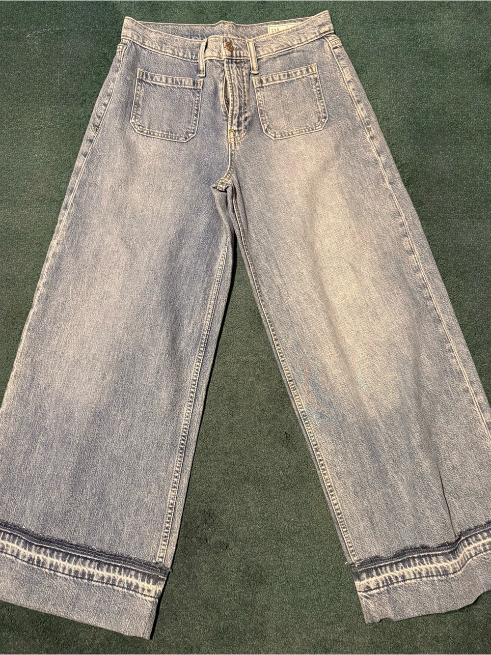 GAP Wide Leg High-Rise Light Wash Women's Jeans